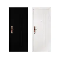 Pintu Besi/Baja Decha Door Elegant 90.02 - Single Door - Hitam