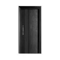 Pintu Besi/Baja Decha Door Prestige - Single Door - Hitam