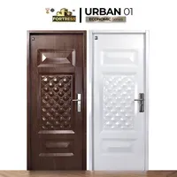 Pintu Besi/Baja Fortress Urban Single Door Type 01 - 80x210, Putih