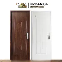 Pintu Besi/Baja Fortress Urban Single Door Type 04 - 80x210, Putih