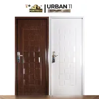Pintu Besi/Baja Fortress Urban Single Door Type 11 - 90x210, Putih