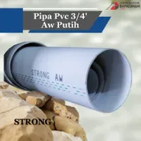 Jual Pipa PVC Strong Ukuran 3/4