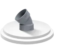 Jual Pipa PVC Wavin Elbow 45 Derajat Tipe D 4