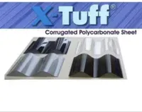 Jual Polycarbonate X-Tuff Roma - Clear, Panjang 4,2m