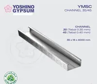 Rangka Plafon Yoshino Metal Furing - 0.35 X 16 X 4.000 Mm