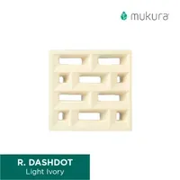 Roster Mukura 20 x 20 Dashdot Light Ivory