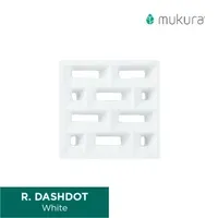 Roster Mukura 20 x 20 Dashdot White