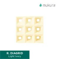 Roster Mukura 20 x 20 Diagrid Light Ivory