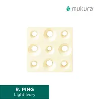 Roster Mukura 20 x 20 Ping Light Ivory