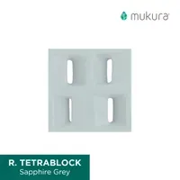 Roster Mukura 20 x 20 Tetrablock Sapphire Grey