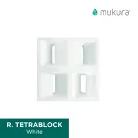 Roster Mukura 20 x 20 Tetrablock White