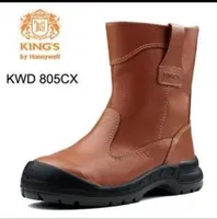 Sepatu Pengaman King's KWD 805 CX Extra Size - 10, Coklat